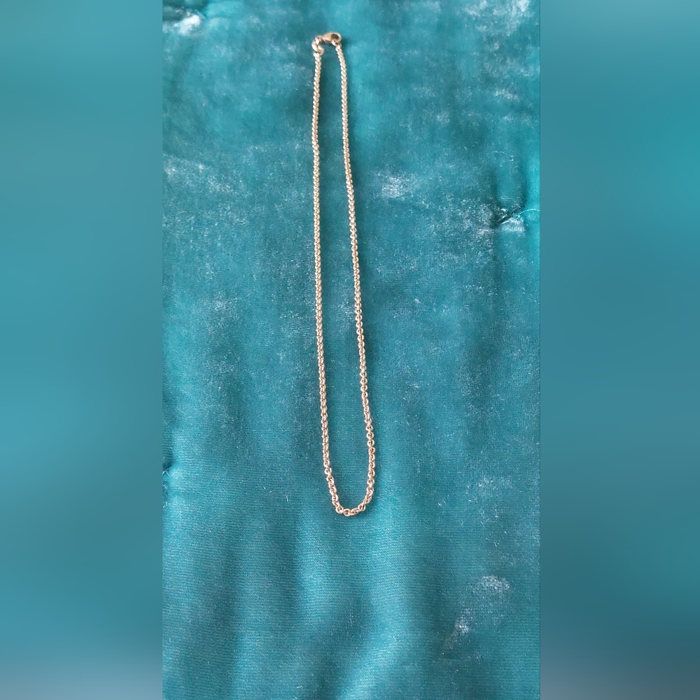 James Avery 14kt Gold Cable Necklace - Picture 8 of 9